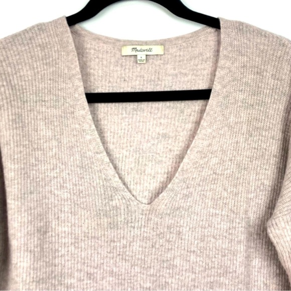 MADEWELL V-Neck Pullover Sweater Merino Wool/Alpaca  Size S - Picture 4 of 10